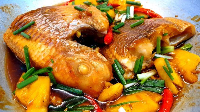 Cá diêu hồng kho thơm