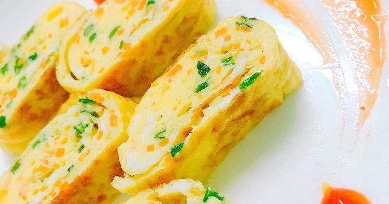Trứng cuộn hành lá